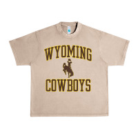 French Oak kids wyoming cowboys apparel gameday arch over cowboys t shirt Urban Heavy Tee - linhVisuals