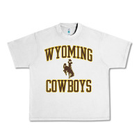 Lunar Rock kids wyoming cowboys apparel gameday arch over cowboys t shirt Urban Heavy Tee - linhVisuals