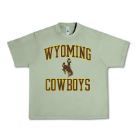 Oil Green kids wyoming cowboys apparel gameday arch over cowboys t shirt Urban Heavy Tee - linhVisuals