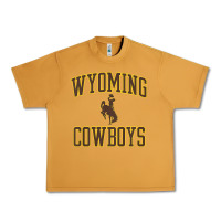 Peanut Butter kids wyoming cowboys apparel gameday arch over cowboys t shirt Urban Heavy Tee - linhVisuals