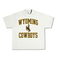Pistachio kids wyoming cowboys apparel gameday arch over cowboys t shirt Urban Heavy Tee - linhVisuals