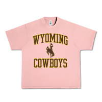 Salmon kids wyoming cowboys apparel gameday arch over cowboys t shirt Urban Heavy Tee - linhVisuals