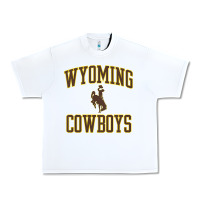 White kids wyoming cowboys apparel gameday arch over cowboys t shirt Urban Heavy Tee - linhVisuals
