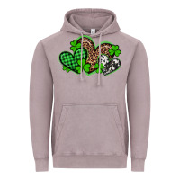 St Patricks Day Western Hearts Vintage Hoodie | Teevron