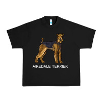 Black airedale terrier crazy dog lover sweatshirt Urban Heavy Tee - linhVisuals