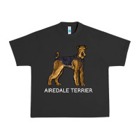 Pigment Black airedale terrier crazy dog lover sweatshirt Urban Heavy Tee - linhVisuals