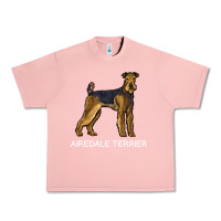 Salmon airedale terrier crazy dog lover sweatshirt Urban Heavy Tee - linhVisuals
