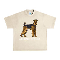 Sandshell airedale terrier crazy dog lover sweatshirt Urban Heavy Tee - linhVisuals