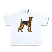 White airedale terrier crazy dog lover sweatshirt Urban Heavy Tee - linhVisuals