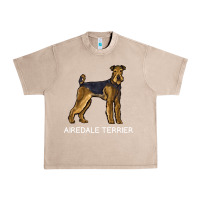 French Oak airedale terrier crazy dog lover sweatshirt Urban Heavy Tee - linhVisuals