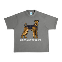 Tornado airedale terrier crazy dog lover sweatshirt Urban Heavy Tee - linhVisuals