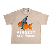 French Oak mindset motivational quote cute goldfish shark fish t shirt Urban Heavy Tee - linhVisuals