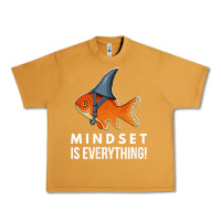Peanut Butter mindset motivational quote cute goldfish shark fish t shirt Urban Heavy Tee - linhVisuals