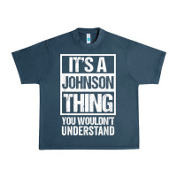 Midnight Navy it's a johnson thing   you wouldn't understand   family name t shirt Urban Heavy Tee - linhVisuals