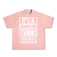Salmon it's a johnson thing   you wouldn't understand   family name t shirt Urban Heavy Tee - linhVisuals