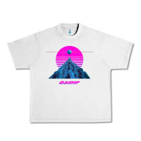 Lunar Rock pink sun   official gunship t shirt Urban Heavy Tee - linhVisuals
