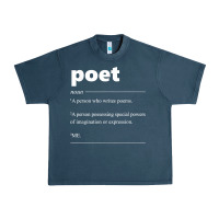 Midnight Navy poet definition funny for poet drama poetry poems t shirt Urban Heavy Tee - linhVisuals