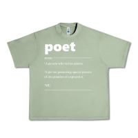 Oil Green poet definition funny for poet drama poetry poems t shirt Urban Heavy Tee - linhVisuals