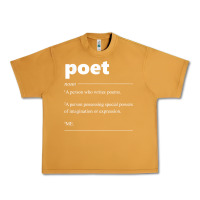 Peanut Butter poet definition funny for poet drama poetry poems t shirt Urban Heavy Tee - linhVisuals