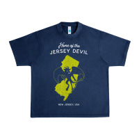 Navy home of the jersey devil   new jersey, usa t shirt Urban Heavy Tee - linhVisuals