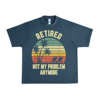 Midnight Navy retired shirt not my problem anymore funny retirement t shirt Urban Heavy Tee - linhVisuals