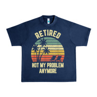 Navy retired shirt not my problem anymore funny retirement t shirt Urban Heavy Tee - linhVisuals
