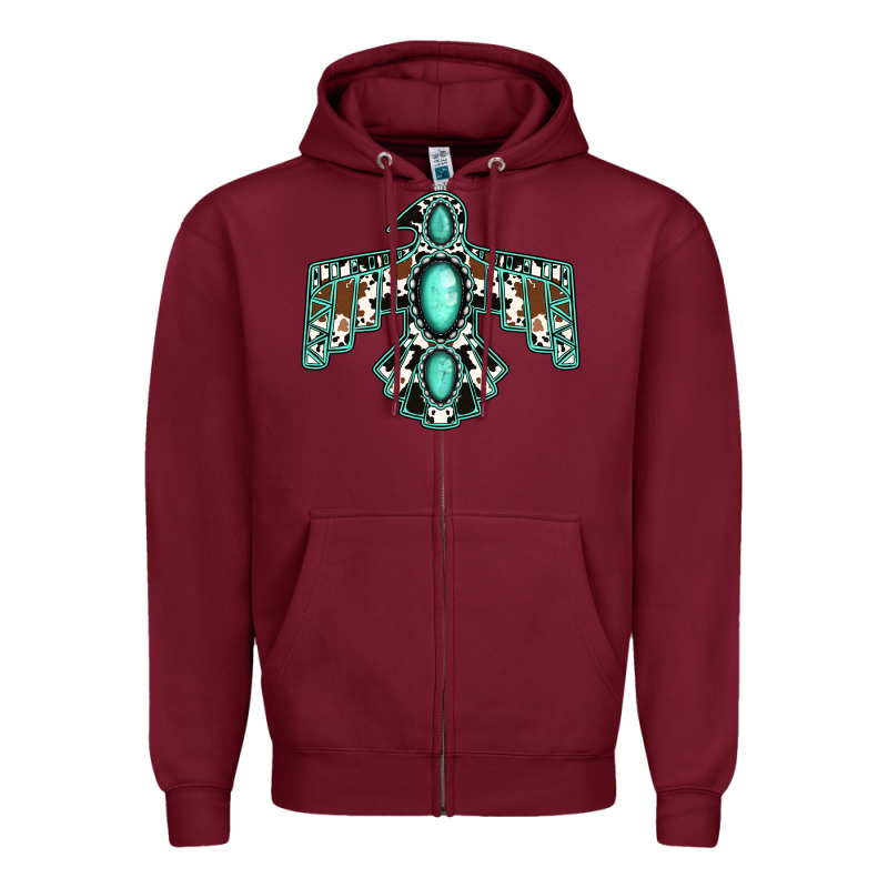 Western Thunderbird Zipper Hoodie by Jasminsmagicworld | Teevron