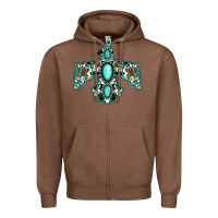 Chestnut Western Thunderbird Zipper Hoodie - Jasminsmagicworld
