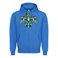 True Royal Western Thunderbird Zipper Hoodie - Jasminsmagicworld
