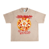 French Oak papa roach   official merchandise  cut my life into pizzas t shirt Urban Heavy Tee - linhVisuals