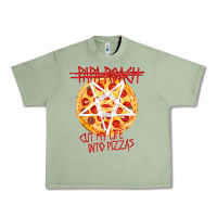 Oil Green papa roach   official merchandise  cut my life into pizzas t shirt Urban Heavy Tee - linhVisuals