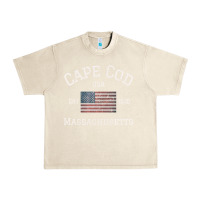 Sandshell cape cod massachusetts american flag usa travel vintage pullover hoodi Urban Heavy Tee - linhVisuals