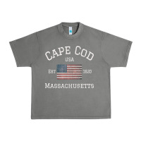 Tornado cape cod massachusetts american flag usa travel vintage pullover hoodi Urban Heavy Tee - linhVisuals