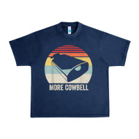 Navy retro more cowbell shirt funny drummer gift vintage t shirt Urban Heavy Tee - linhVisuals