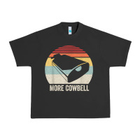 Pigment Black retro more cowbell shirt funny drummer gift vintage t shirt Urban Heavy Tee - linhVisuals