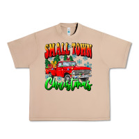 Burro Small town Christmas Urban Heavy Tee - CowhideDigitalArt