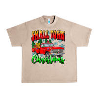 French Oak Small town Christmas Urban Heavy Tee - CowhideDigitalArt