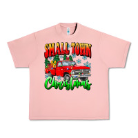 Salmon Small town Christmas Urban Heavy Tee - CowhideDigitalArt