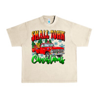 Sandshell Small town Christmas Urban Heavy Tee - CowhideDigitalArt