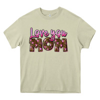 Mossy Love you mom Mother's Day Heavy Core Tee - FaDigitalArtStudio