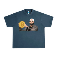 Midnight Navy el salvador bitcoin bukele legal tender cryptocurrency btc t shirt Urban Heavy Tee - linhVisuals