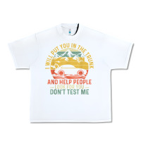 White i will put you in the trunk and help people funny saying t shirt Urban Heavy Tee - linhVisuals