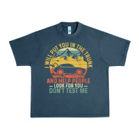 Midnight Navy i will put you in the trunk and help people funny saying t shirt Urban Heavy Tee - linhVisuals