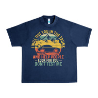 Navy i will put you in the trunk and help people funny saying t shirt Urban Heavy Tee - linhVisuals