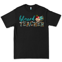 Black blessed teacher Premium Tee - BundleAndBundleShop