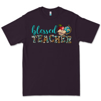 Plum blessed teacher Premium Tee - BundleAndBundleShop
