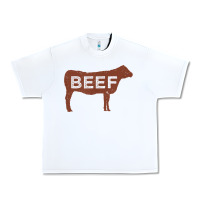 White beef t shirt, beef cattle shirt Urban Heavy Tee - linhVisuals