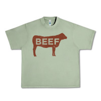 Oil Green beef t shirt, beef cattle shirt Urban Heavy Tee - linhVisuals