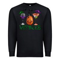 Black drink up withces halloween Premium Sweatshirt - RanaPortraitStore
