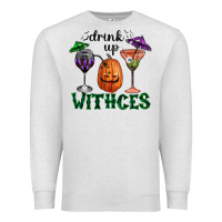 Oatmeal Heather drink up withces halloween Premium Sweatshirt - RanaPortraitStore